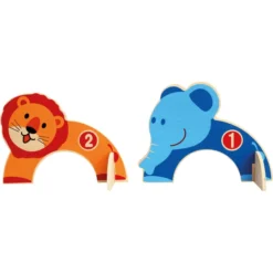 Bino Kinderset Rocket Van Hout, Dierentuin -Buiten Speelgoed Winkel bino kinderset rocket van hout dierentuin a360513 4