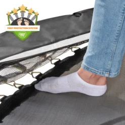 EXIT TOYS EXIT Allure Premium Trampoline 214x366cm - Zwart -Buiten Speelgoed Winkel exit allure premium trampoline 214x366cm zwart a337416 3