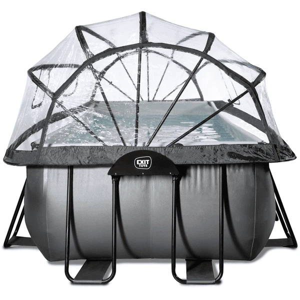 EXIT Black Leather Zwembad 400x200x100cm met Sand filterpomp en deksel en warmtepomp - zwart EXIT TOYS EXIT Black Leather Zwembad 400x200x100cm Met Sand Filterpomp En Deksel En Warmtepomp - Zwart -Buiten Speelgoed Winkel exit black leather zwembad 400x200x100cm met sand filterpomp en deksel en warmtepomp zwart a337755 3