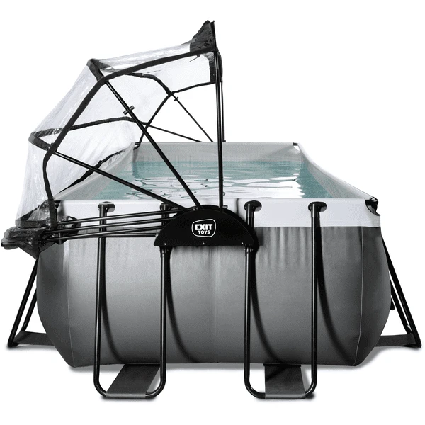 EXIT Black Leather Zwembad 400x200x100cm met Sand filterpomp en deksel en warmtepomp - zwart EXIT TOYS EXIT Black Leather Zwembad 400x200x100cm Met Sand Filterpomp En Deksel En Warmtepomp - Zwart -Buiten Speelgoed Winkel exit black leather zwembad 400x200x100cm met sand filterpomp en deksel en warmtepomp zwart a337755 4