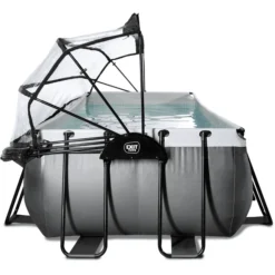 EXIT TOYS EXIT Black Leather Zwembad 540x250x100cm Met Sand Filterpomp, Afdekking En Warmtepomp - Zwart -Buiten Speelgoed Winkel exit black leather zwembad 540x250x100cm met sand filterpomp afdekking en warmtepomp zwart a337774 4
