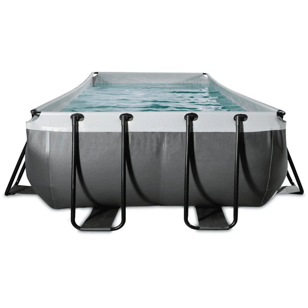 EXIT Black Leather Zwembad 540x250x100cm met Sand filterpomp - zwart EXIT TOYS EXIT Black Leather Zwembad 540x250x100cm Met Sand Filterpomp - Zwart -Buiten Speelgoed Winkel exit black leather zwembad 540x250x100cm met sand filterpomp zwart a337764 2