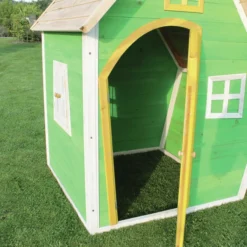 EXIT TOYS EXIT Fantasia 100 Houten Speelhuis - Groen -Buiten Speelgoed Winkel exit fantasia 100 houten speelhuis groen a248271 4
