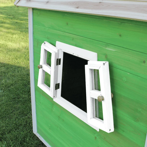 EXIT Fantasia 300 houten speelhuis - groen EXIT TOYS EXIT Fantasia 300 Houten Speelhuis - Groen -Buiten Speelgoed Winkel exit fantasia 300 houten speelhuis groen a248289 2