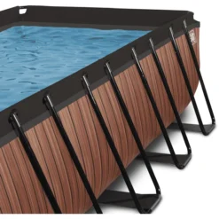 EXIT TOYS EXIT Frame Pool 4x2x1,22m (12v Sand Filter)- Wood Optics 3 EXIT TOYS EXIT Frame Pool 4x2x1,22m (12v Sand Filter)- Wood Optics -Buiten Speelgoed Winkel exit frame pool 4x2x1 22m 12v sand filter wood optics a305959 3