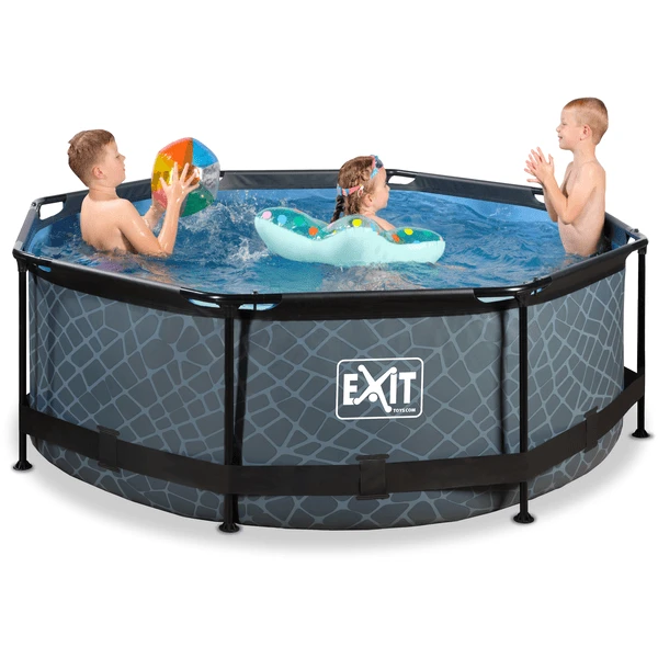 EXIT Frame Pool ø244x76cm - GrijsEXIT PeakPro ø10ft Zwart EXIT TOYS EXIT Frame Pool ø244x76cm - GrijsEXIT PeakPro ø10ft Zwart -Buiten Speelgoed Winkel exit frame pool o244x76cm grijsexit peakpro o10ft zwart a305861 3