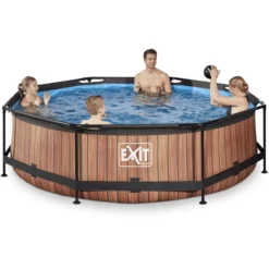 EXIT TOYS EXIT Frame Pool ø300x76cm (12v) - HoutoptiekEXIT PeakPro ø10ft Zwart -Buiten Speelgoed Winkel exit frame pool o300x76cm 12v houtoptiekexit peakpro o10ft zwart a305877 2