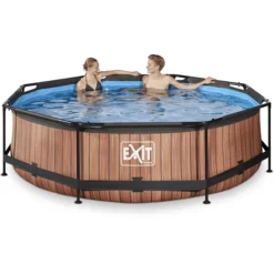 EXIT TOYS EXIT Frame Pool ø300x76cm (12v) - HoutoptiekEXIT PeakPro ø10ft Zwart -Buiten Speelgoed Winkel exit frame pool o300x76cm 12v houtoptiekexit peakpro o10ft zwart a305877 3