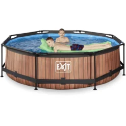 EXIT TOYS EXIT Frame Pool ø300x76cm (12v) - HoutoptiekEXIT PeakPro ø10ft Zwart -Buiten Speelgoed Winkel exit frame pool o300x76cm 12v houtoptiekexit peakpro o10ft zwart a305877 4