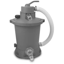 EXIT TOYS EXIT Frame Pool ø427x122cm (12v Sand Filter) - Grijs -Buiten Speelgoed Winkel exit frame pool o427x122cm 12v sand filter grijs a305802 3