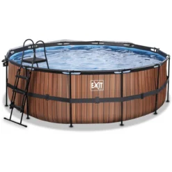 EXIT TOYS EXIT Frame Pool ø427x122cm (12v Sand Filter) - Houtoptiek + Zonnedak + Warmtepom 3 EXIT TOYS EXIT Frame Pool ø427x122cm (12v Sand Filter) - Houtoptiek + Zonnedak + Warmtepom -Buiten Speelgoed Winkel exit frame pool o427x122cm 12v sand filter houtoptiek zonnedak warmtepom a305967 3