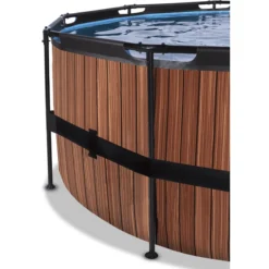 EXIT TOYS EXIT Frame Pool ø488x122cm (12v Sand Filter) - Houtoptiek + Zonnedak + Warmtepom -Buiten Speelgoed Winkel exit frame pool o488x122cm 12v sand filter houtoptiek zonnedak warmtepom a305969 3