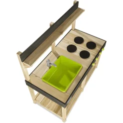 EXIT TOYS EXIT Yummy 100 Houten Buitenkeuken - Naturel -Buiten Speelgoed Winkel exit yummy 100 houten buitenkeuken naturel a268345 2
