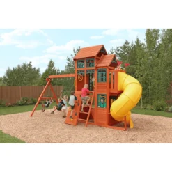 Kidkraft® Canyon Ridge Klimrek / Schommelset -Buiten Speelgoed Winkel kidkraft canyon ridge klimrek schommelset a265868 3