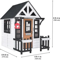 Kidkraft ® Speelhuis Bungalow Aan Het Meer -Buiten Speelgoed Winkel kidkraft speelhuis bungalow aan het meer a404134 2