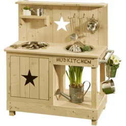 MUDDY BUDDY Buitenspeelkeuken " Adventurer Star" Naturel 4 MUDDY BUDDY Buitenspeelkeuken " Adventurer Star" Naturel -Buiten Speelgoed Winkel muddy buddy buitenspeelkeuken adventurer star naturel a412096 4