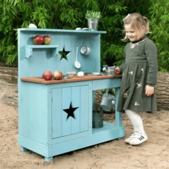 MUDDY BUDDY Buitenspeelkeuken "Adventurer Star" Petrol Blauw 2 MUDDY BUDDY Buitenspeelkeuken "Adventurer Star" Petrol Blauw -Buiten Speelgoed Winkel muddy buddy buitenspeelkeuken adventurer star petrol blauw a412337 2