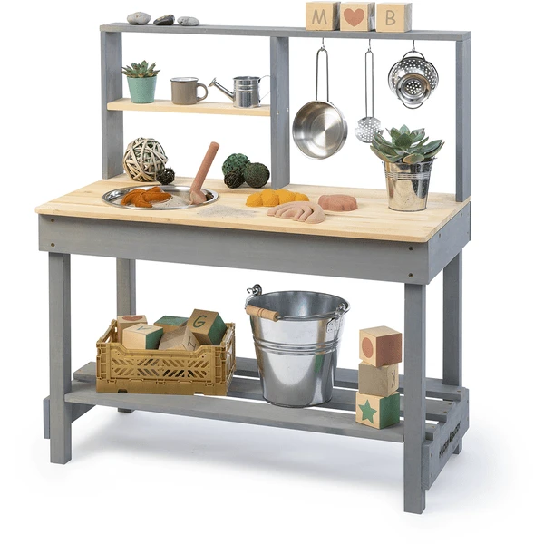 MUDDY BUDDY Speelkeuken voor buiten "Mud Starter" wolkengrijs-naturel MUDDY BUDDY Speelkeuken Voor Buiten "Mud Starter" Wolkengrijs-naturel -Buiten Speelgoed Winkel muddy buddy speelkeuken voor buiten mud starter wolkengrijs naturel a412391