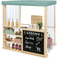 MUDDY BUDDY Speelwinkel Tankstation Voor Buiten "Bubble Catcher" Naturel - Saliegroen