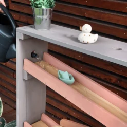 MUDDY BUDDY Waterbaan "Aqua Tower" Warm Grijs-poederroze -Buiten Speelgoed Winkel muddy buddy waterbaan aqua tower warm grijs poederroze a412720 3