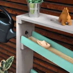 MUDDY BUDDY Waterbaan "Aqua Tower" Warmgrijs Salie -Buiten Speelgoed Winkel muddy buddy waterbaan aqua tower warmgrijs salie a412727 3