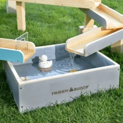 MUDDY BUDDY Waterbaan "Aqua Traveller" Naturel-wolkengrijs-petrol -Buiten Speelgoed Winkel muddy buddy waterbaan aqua traveller naturel wolkengrijs petrol a412418 4