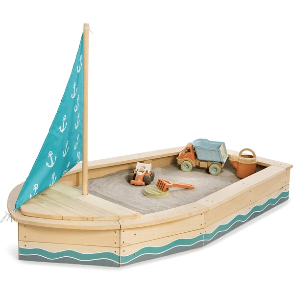 MUDDY BUDDY Zandbak "Anchor Lover" naturel- petrol blauw MUDDY BUDDY Zandbak "Anchor Lover" Naturel- Petrol Blauw -Buiten Speelgoed Winkel muddy buddy zandbak anchor lover naturel petrol blauw a412345 3