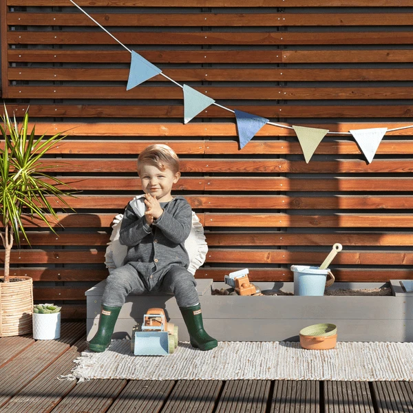 MUDDY BUDDY Zandbak "Space Saver" warm grijs MUDDY BUDDY Zandbak "Space Saver" Warm Grijs -Buiten Speelgoed Winkel muddy buddy zandbak space saver warm grijs a412568 1