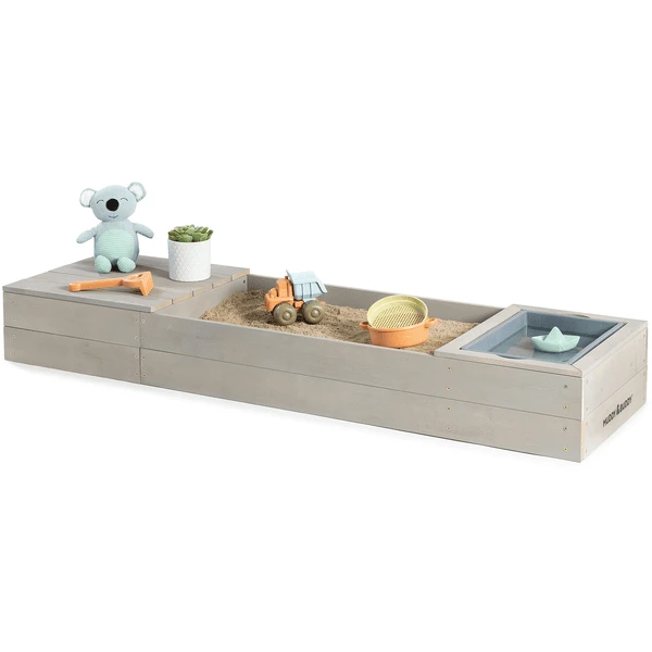 MUDDY BUDDY Zandbak "Space Saver" warm grijs MUDDY BUDDY Zandbak "Space Saver" Warm Grijs -Buiten Speelgoed Winkel muddy buddy zandbak space saver warm grijs a412568