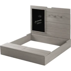 Roba Zandbak Met Deksel, Bord En Haken -Buiten Speelgoed Winkel roba zandbak met deksel bord en haken a307788 3