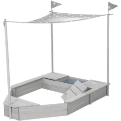 Roba Zandbak Schip Incl. Zonneluifel 3 Roba Zandbak Schip Incl. Zonneluifel -Buiten Speelgoed Winkel roba zandbak schip incl zonneluifel a284395 3