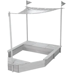 Roba Zandbak Schip Incl. Zonneluifel 4 Roba Zandbak Schip Incl. Zonneluifel -Buiten Speelgoed Winkel roba zandbak schip incl zonneluifel a284395 4