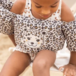 SWIM ESSENTIALS Swim Essential S Puddle Jumper Beige Luipaard -Buiten Speelgoed Winkel swim essential s puddle jumper beige luipaard a359868 2